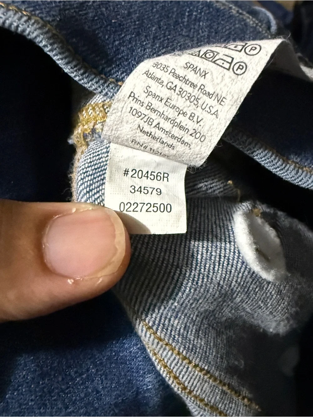 Spanx Everywear Jeans Women's XS Pull On Stretchy Fit in Vintage Indigo Wash
